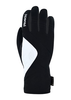 Roeckl SPORTS Rękawiczki narciarskie &quot;Straja GTX&quot; w kolorze biało-czarnym ze sklepu Limango Polska w kategorii Rękawiczki męskie - zdjęcie 177644489