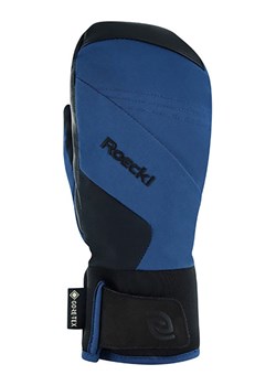 Roeckl SPORTS Rękawiczki narciarskie &quot;Andalo GTX&quot; w kolorze niebiesko-czarnym ze sklepu Limango Polska w kategorii Rękawiczki dziecięce - zdjęcie 177644538