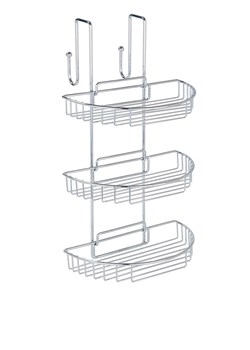 Wenko Regał prysznicowy w kolorze srebrnym - 28 x 51 x 27 cm ze sklepu Limango Polska w kategorii Akcesoria łazienkowe - zdjęcie 177645336