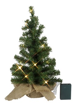 STAR Trading Dekoracyjna choinka LED "Jute" w kolorze zielonym - wys. 45 cm - id: 5006027 - marki Star Trading - 177645395 STAR Trading Dekoracyjna choinka LED "Jute" w kolorze zielonym - wys. 45 cm ze sklepu Limango Polska w kategorii Dekoracje bożonarodzeniowe - zdjęcie 177645395