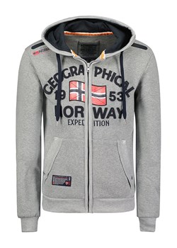 Geographical Norway Bluza &quot;Flag&quot; w kolorze szarym ze sklepu Limango Polska w kategorii Bluzy męskie - zdjęcie 177645678