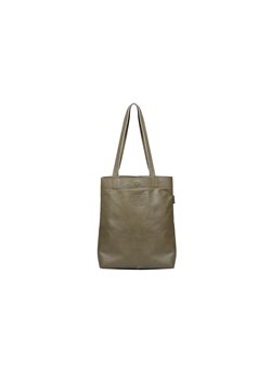 zielona torebka damska skórzana shopperka Chiara ze sklepu Słoń Torbalski w kategorii Torby Shopper bag - zdjęcie 177652117