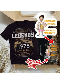 Zestaw prezentowy na 50 URODZINY - KOSZULKA NA 50 ORAZ KUFEL Z IMIENIEM ze sklepu Time For Fashion w kategorii Bluzki damskie - zdjęcie 177659909
