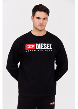 DIESEL Czarny longsleeve męski T-BOXT-LS-DIV, Rozmiar M ze sklepu outfit.pl w kategorii Bluzy męskie - zdjęcie 177706459