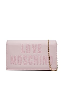 Torebka LOVE MOSCHINO JC4293PP0IKK160A Różowy ze sklepu eobuwie.pl w kategorii Kopertówki - zdjęcie 177720835