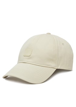 Czapka z daszkiem Calvin Klein Jeans Mono Leather Patch Twill Cap LV04K5052G Biały ze sklepu eobuwie.pl w kategorii Czapki z daszkiem damskie - zdjęcie 177721629