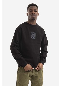 Maharishi bluza bawełniana męska kolor czarny z aplikacją 8075.BLACK-BLACK ze sklepu ANSWEAR.com w kategorii Bluzy męskie - zdjęcie 177722436
