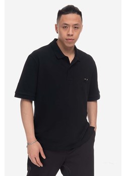 Neil Barett polo męski kolor czarny z aplikacją PBJT143.U500-3158 ze sklepu ANSWEAR.com w kategorii T-shirty męskie - zdjęcie 177726947