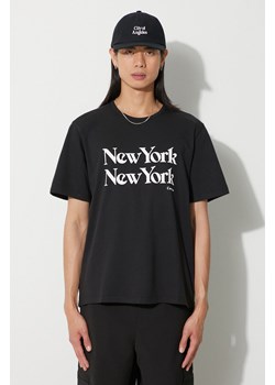 Corridor t-shirt bawełniany New York New York męski kolor czarny z nadrukiem TS0008-BLK ze sklepu ANSWEAR.com w kategorii T-shirty męskie - zdjęcie 177730045