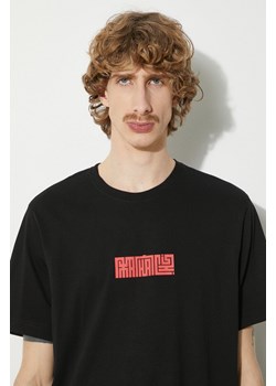 Maharishi t-shirt bawełniany Hanko Organic Printed T-Shirt męski kolor czarny z nadrukiem 1085.BLACK ze sklepu ANSWEAR.com w kategorii T-shirty męskie - zdjęcie 177730057