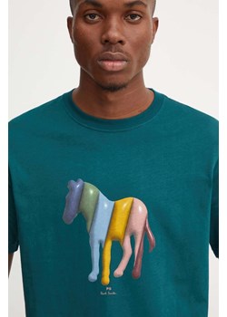 PS Paul Smith t-shirt bawełniany męski z nadrukiem M2R.011R.NP4806 ze sklepu ANSWEAR.com w kategorii T-shirty męskie - zdjęcie 177747327