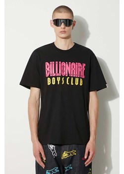 Billionaire Boys Club t-shirt bawełniany Straight Logo męski kolor czarny z nadrukiem B24243 ze sklepu ANSWEAR.com w kategorii T-shirty męskie - zdjęcie 177747356