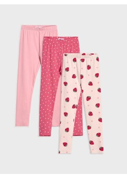 Sinsay - Legginsy 3 pack - wielobarwny ze sklepu Sinsay w kategorii Spodnie dziewczęce - zdjęcie 177786096