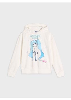 Sinsay - Bluza Hatsune Miku - kremowy ze sklepu Sinsay w kategorii Bluzy dziewczęce - zdjęcie 177787237