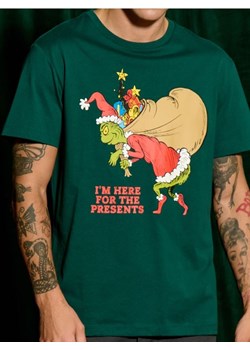 Sinsay - Koszulka Grinch - zielony ze sklepu Sinsay w kategorii T-shirty męskie - zdjęcie 177787255
