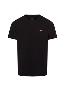 Levi's T-shirt męski Mężczyźni Dżersej czarny jednolity ze sklepu vangraaf w kategorii T-shirty męskie - zdjęcie 177787806