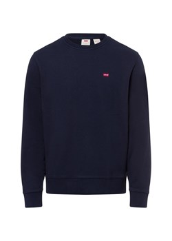 Levi's Męska bluza nierozpinana Mężczyźni Materiał dresowy granatowy jednolity ze sklepu vangraaf w kategorii Bluzy męskie - zdjęcie 177787817