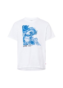 Levi's T-shirt męski Mężczyźni Bawełna biały jednolity ze sklepu vangraaf w kategorii T-shirty męskie - zdjęcie 177787819