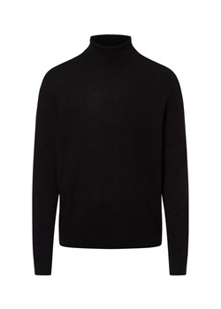 Andrew James Sweter z dodatkiem kaszmiru Mężczyźni Wełna czarny jednolity - id: 519274-0023-09900 - marki ANDREW JAMES  - 177787845 Andrew James Sweter z dodatkiem kaszmiru Mężczyźni Wełna czarny jednolity ze sklepu vangraaf w kategorii Swetry męskie - zdjęcie 177787845