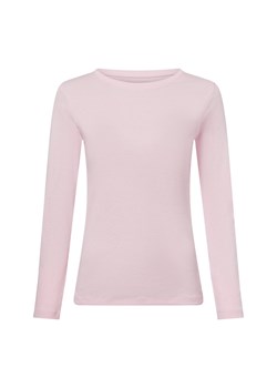 brookshire Damska koszulka z długim rękawem Kobiety Bawełna różowy jednolity ze sklepu vangraaf w kategorii Bluzki damskie - zdjęcie 177787916