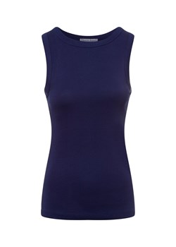 Marie Lund Top damski Kobiety Bawełna indygo jednolity - id: 628157-0035-09900 - marki Marie Lund - 177787936 Marie Lund Top damski Kobiety Bawełna indygo jednolity ze sklepu vangraaf w kategorii Bluzki damskie - zdjęcie 177787936