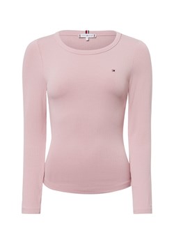 Tommy Hilfiger Damska koszulka z długim rękawem Kobiety wiskoza różowy jednolity ze sklepu vangraaf w kategorii Bluzki damskie - zdjęcie 177787977
