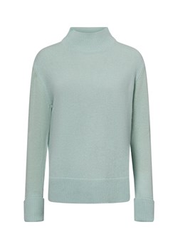 Marie Lund Damski sweter z dzianiny wykonany z wełny merynosów Kobiety Wełna miętowy jednolity ze sklepu vangraaf w kategorii Swetry damskie - zdjęcie 177788069