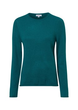 brookshire Sweter damski z dzianiny Kobiety Wełna petrol jednolity ze sklepu vangraaf w kategorii Swetry damskie - zdjęcie 177788085