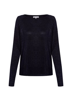 Marie Lund Sweter damski Kobiety wiskoza granatowy jednolity - id: 709567-0006-09940 - marki Marie Lund - 177788165 Marie Lund Sweter damski Kobiety wiskoza granatowy jednolity ze sklepu vangraaf w kategorii Bluzki damskie - zdjęcie 177788165