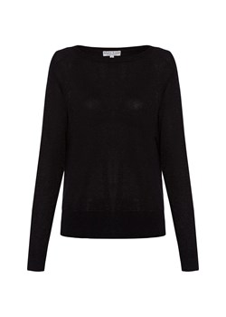 Marie Lund Sweter damski Kobiety wiskoza czarny jednolity ze sklepu vangraaf w kategorii Bluzki damskie - zdjęcie 177788166