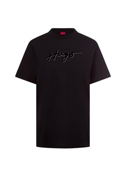 HUGO Koszulka damska - Vintage Tee_12 Kobiety Bawełna czarny jednolity ze sklepu vangraaf w kategorii Bluzki damskie - zdjęcie 177788316