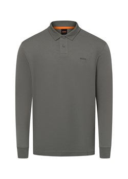 BOSS Orange Męska koszulka z długim rękawem - Pe_interlock_long Mężczyźni Bawełna trzcinowy jednolity ze sklepu vangraaf w kategorii T-shirty męskie - zdjęcie 177788358