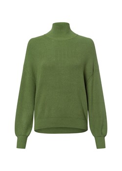 Msch Copenhagen Damski sweter z dzianiny - Rachelle Kobiety wiskoza zielony jednolity ze sklepu vangraaf w kategorii Swetry damskie - zdjęcie 177788389