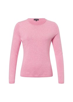 Franco Callegari Damski sweter z dzianiny z zawartością kaszmiru Kobiety Bawełna różowy jednolity ze sklepu vangraaf w kategorii Swetry damskie - zdjęcie 177788399