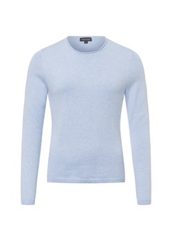 Franco Callegari Damski sweter z dzianiny z zawartością kaszmiru Kobiety Bawełna jasnoniebieski jednolity ze sklepu vangraaf w kategorii Swetry damskie - zdjęcie 177788405