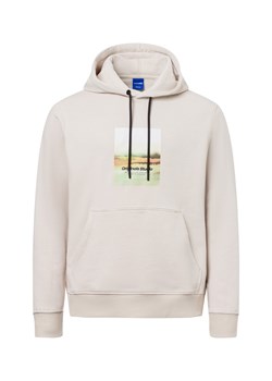 Jack & Jones Męski sweter z kapturem - Jorvesterbrew Newton Mężczyźni kitt jednolity ze sklepu vangraaf w kategorii Bluzy męskie - zdjęcie 177788475