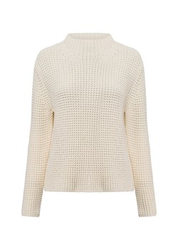 Marc O'Polo Denim Sweter damski z dzianiny Kobiety Bawełna beżowy jednolity ze sklepu vangraaf w kategorii Swetry damskie - zdjęcie 177788555