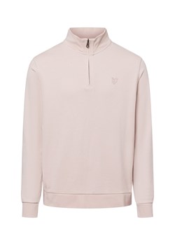 Lyle & Scott Bluza męska Mężczyźni Bawełna różowy jednolity ze sklepu vangraaf w kategorii Bluzy męskie - zdjęcie 177788565