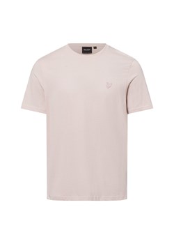 Lyle & Scott Koszulka męska Mężczyźni Bawełna różowy jednolity ze sklepu vangraaf w kategorii T-shirty męskie - zdjęcie 177788569