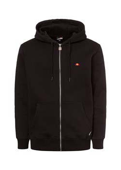 ellesse Bluza męska - Islington Mężczyźni Bawełna czarny jednolity ze sklepu vangraaf w kategorii Bluzy męskie - zdjęcie 177788575
