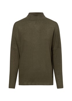 soyaconcept® Damska koszulka z długim rękawem - SC-Biara 126 Kobiety wiskoza oliwkowy jednolity ze sklepu vangraaf w kategorii Bluzki damskie - zdjęcie 177788595