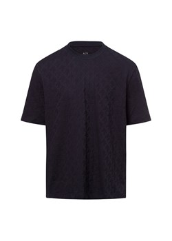 Armani Exchange Koszulka męska Mężczyźni Bawełna granatowy jednolity ze sklepu vangraaf w kategorii T-shirty męskie - zdjęcie 177788627