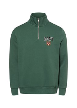 Gant Bluza męska Mężczyźni Bawełna jodłowy jednolity ze sklepu vangraaf w kategorii Bluzy męskie - zdjęcie 177788647