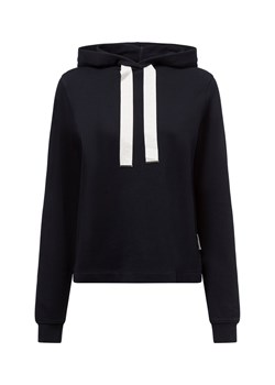 Marc O'Polo Damski sweter z kapturem Kobiety Bawełna granatowy jednolity ze sklepu vangraaf w kategorii Bluzy damskie - zdjęcie 177788655