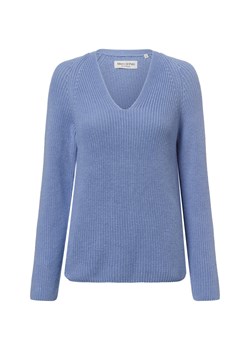 Marc O'Polo Sweter damski z dzianiny Kobiety Bawełna jasnoniebieski jednolity ze sklepu vangraaf w kategorii Swetry damskie - zdjęcie 177788658
