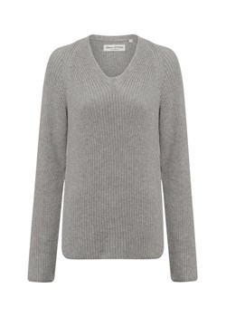 Marc O'Polo Sweter damski z dzianiny Kobiety Bawełna jasny szary jednolity ze sklepu vangraaf w kategorii Swetry damskie - zdjęcie 177788659