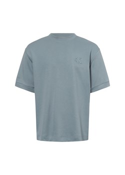 Calvin Klein Jeans Koszulka męska Mężczyźni Bawełna jasnoniebieski jednolity ze sklepu vangraaf w kategorii T-shirty męskie - zdjęcie 177788669