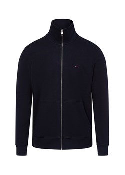 Tommy Hilfiger Bluza męska Mężczyźni Bawełna granatowy jednolity ze sklepu vangraaf w kategorii Bluzy męskie - zdjęcie 177788747