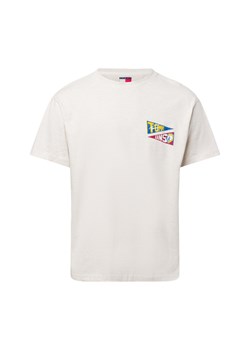 Tommy Jeans Koszulka męska - Uni Flag Tiger Tee Mężczyźni Bawełna beżowy marmurkowy - id: 731223-0001-09900 - marki Tommy Jeans - 177788799 Tommy Jeans Koszulka męska - Uni Flag Tiger Tee Mężczyźni Bawełna beżowy marmurkowy ze sklepu vangraaf w kategorii T-shirty męskie - zdjęcie 177788799