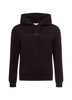 Calvin Klein Jeans damska bluza z kapturem Kobiety Bawełna czarny jednolity - id: 731615-0001-09920 - marki Calvin Klein - 177788856 Calvin Klein Jeans damska bluza z kapturem Kobiety Bawełna czarny jednolity ze sklepu vangraaf w kategorii Bluzy damskie - zdjęcie 177788856